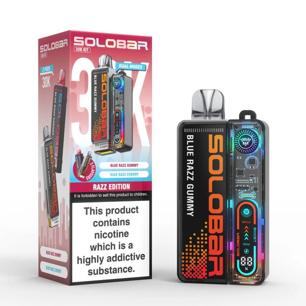 Solobar Boost 30K Puffs Vape | 18 Flavours | 20W Battery