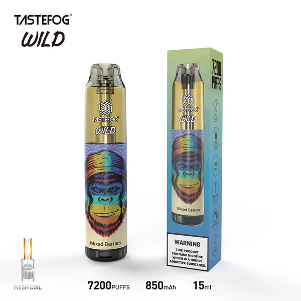 Tastefog Wild 7200 Disposable Vape Kit - Mixed Berries - Idea Vape