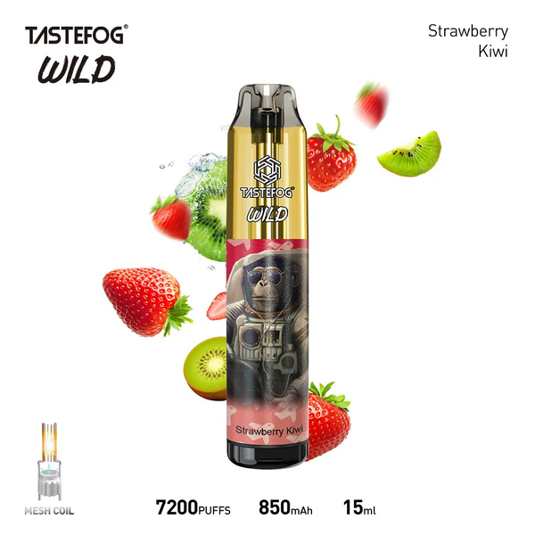 Tastefog Wild 7200 Disposable Vape Kit - Strawberry Kiwi - Idea Vape