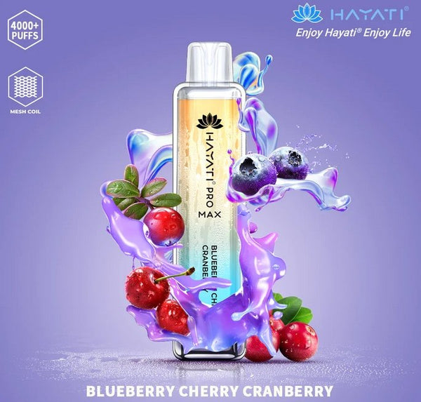The Crystal Pro Max 4000 Disposable Vape Kit - Blueberry Cherry Cranberry | Idea Vape 