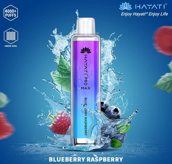 The Crystal Pro Max 4000 Disposable Vape Kit - Blueberry Raspberry | Idea Vape 