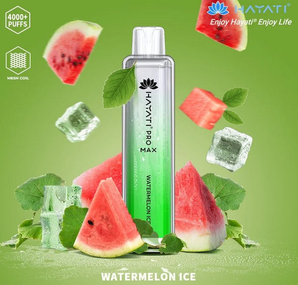 The Crystal Pro Max 4000 Disposable Vape Kit - Watermelon Ice | Idea Vape 