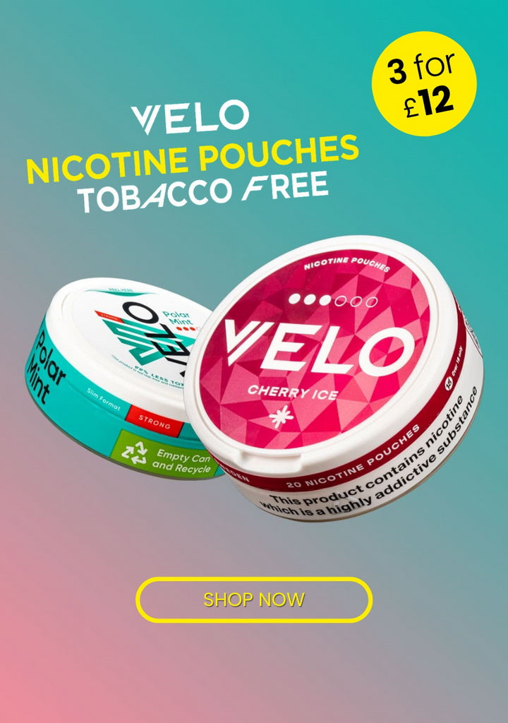 VELO Nicotine Pouches | from £3.99 | Next Day Delivery