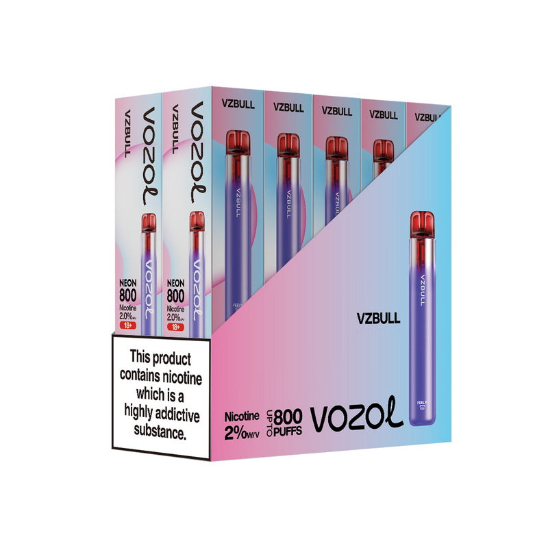 Vozol Neon 800 Disposable Vape Kit Wholesale - VZBULL - Idea Vape
