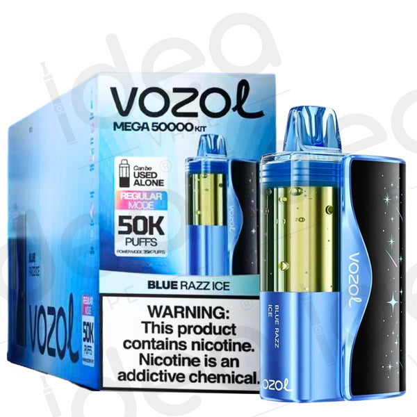 Vozol Mega 50K Prefilled Pod Kits | 5-Pack | £10 each