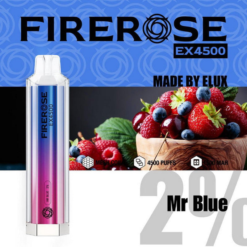ELUX FireRose EX4500 4500 Puffs Disposable Vape Kit